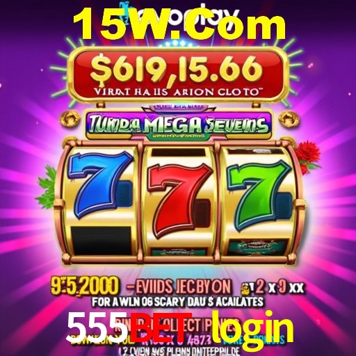 Interface do App 555bet login